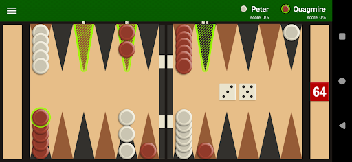 Backgammon ekran görüntüsü
