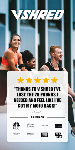 V Shred: Diet & Fitness ekran görüntüsü