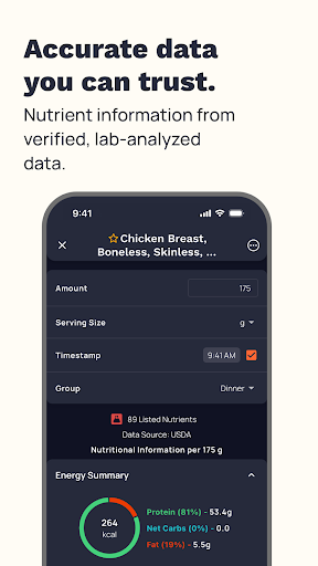 Cronometer: Calorie Counter ekran görüntüsü