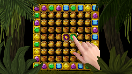 Secret Jungle - Match 3 Jewels ekran görüntüsü