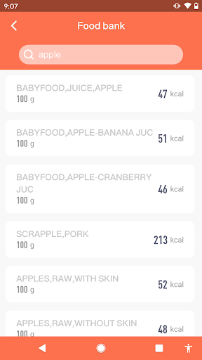 Food Scale ekran görüntüsü