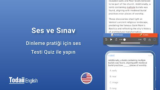 Todaii: İngilizce öğrenin ekran görüntüsü
