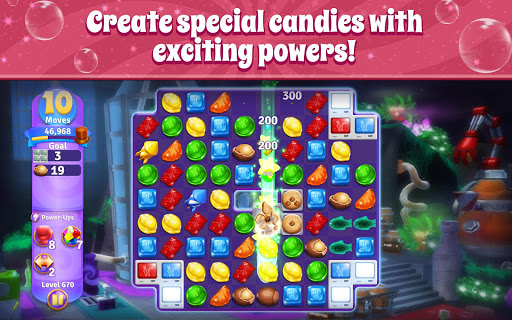 Wonka's World of Candy Match 3 ekran görüntüsü