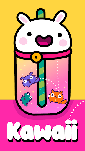 Kawaii Bubble Tea Animal Games ekran görüntüsü