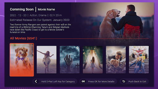 Purple Launcher - IPTV Player ekran görüntüsü