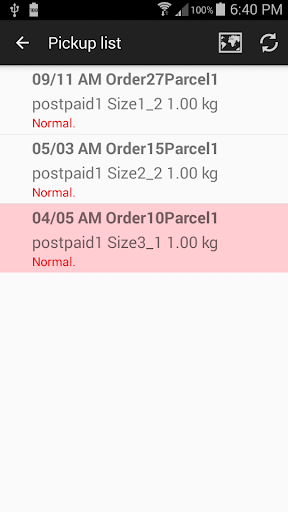 LiveParcels for Drivers ekran görüntüsü