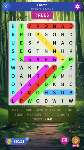 Word Search Puzzles Pro ekran görüntüsü