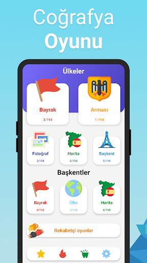 Coğrafya: Dünya Quiz Oyunu ekran görüntüsü