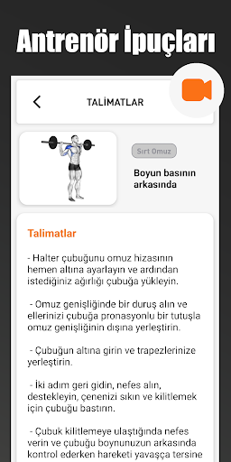 Omuz Egzersizi - Egzersizler ekran görüntüsü