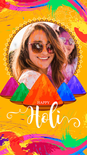 Holi Photo Editor & Frames ekran görüntüsü