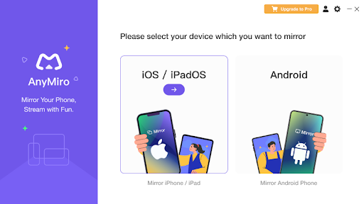 AnyMiro - Mirror Phone to PC ekran görüntüsü