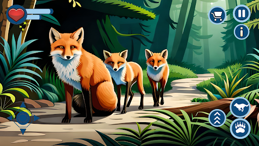 Fox Simulator Animal Hunt Game ekran görüntüsü