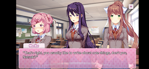Doki Doki Literature Club! ekran görüntüsü