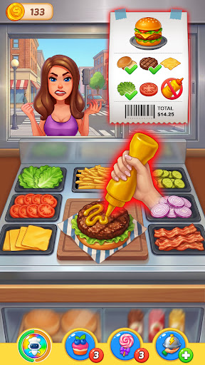 Cooking Crush: mutfak oyunları ekran görüntüsü