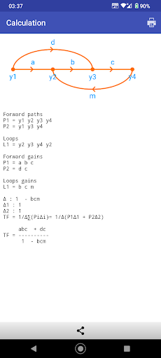 Signal flow graph ekran görüntüsü