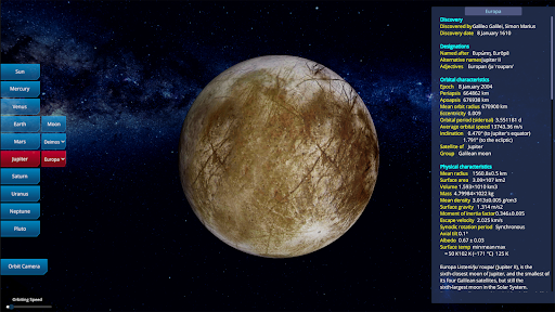8k Solar System Score ekran görüntüsü