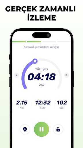 Kilo vermek için yürüyüş ekran görüntüsü