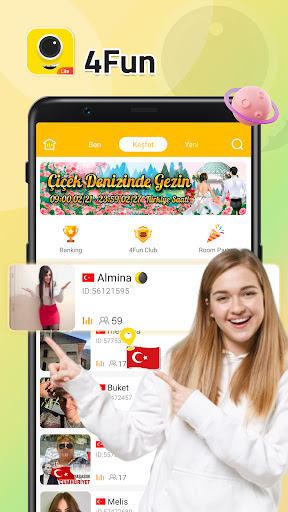 4Fun Lite - Grup Sesli Sohbet ekran görüntüsü