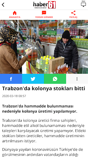 Haber 61 - Trabzon Haber ekran görüntüsü