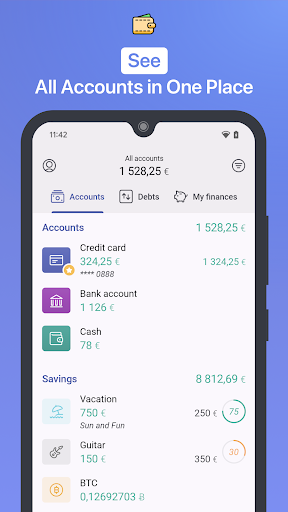 1Money: harcama takibi, bütçe ekran görüntüsü