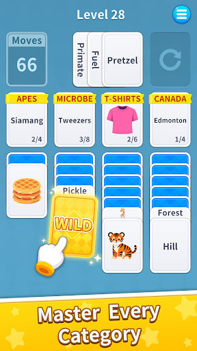 Solitaire Word: Sort ekran görüntüsü