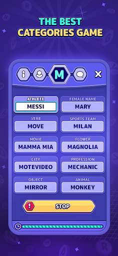 StopotS - The Categories Game ekran görüntüsü