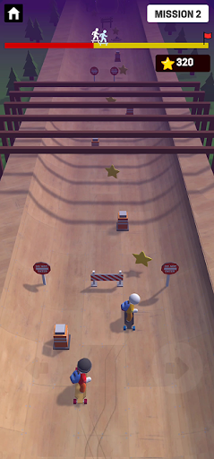 Long Board Crash Run 3D ekran görüntüsü