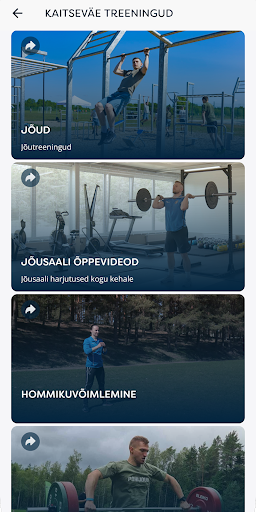 Spordivägi ekran görüntüsü