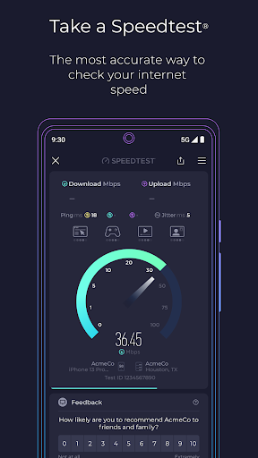 Speedtest by Ookla ekran görüntüsü
