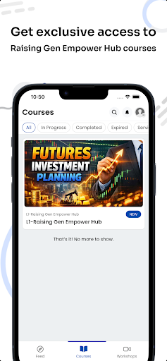 Raising Gen Empower Hub ekran görüntüsü