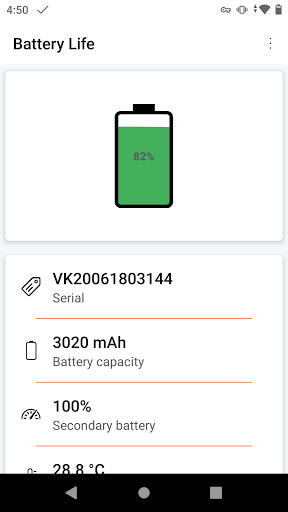 Battery Life ekran görüntüsü