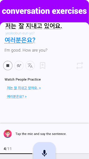 Korean Listening & Speaking ekran görüntüsü