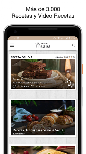 Nestlé Cocina. Recetas y Menús ekran görüntüsü