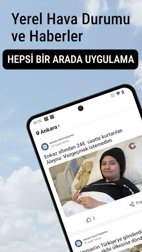 Yerel Hava Durumu ve Haberler ekran görüntüsü