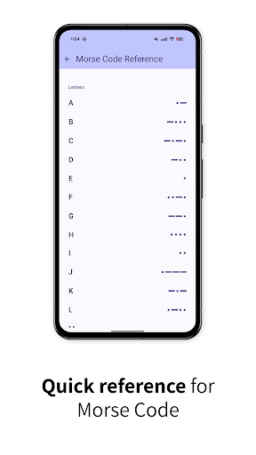 Morse Code Keyboard ekran görüntüsü