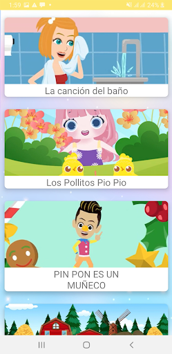 canciones para niños chiquitos ekran görüntüsü
