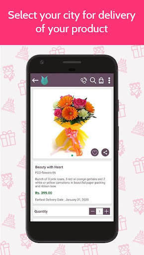 Flowers Cakes Online App ekran görüntüsü