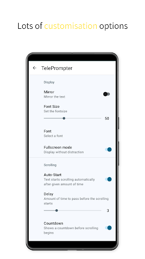 TelePrompter Smart Prompter ekran görüntüsü