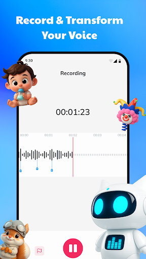 Voxon: Voice Changer, Recorder ekran görüntüsü
