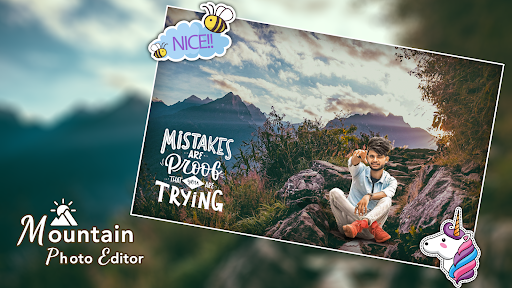 Mountain Photo Editor ekran görüntüsü