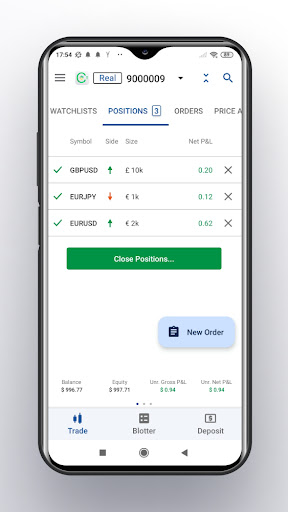 LiteFinance cTrader ekran görüntüsü