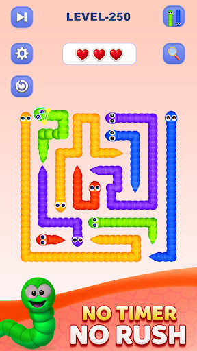 Wiggle Out:Snake Escape Puzzle ekran görüntüsü