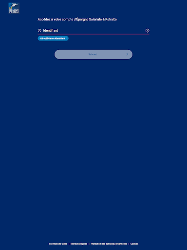 La Banque Postale ERE ekran görüntüsü