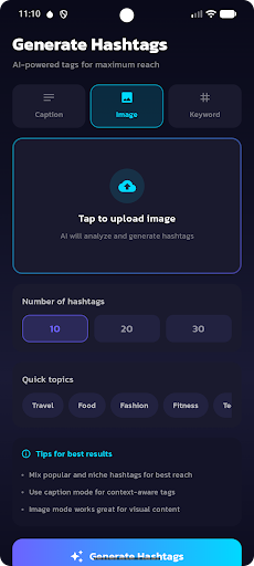 Ai Hashtag Generator ekran görüntüsü