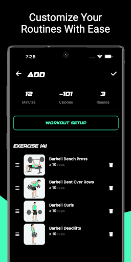 Workout Builder App ekran görüntüsü