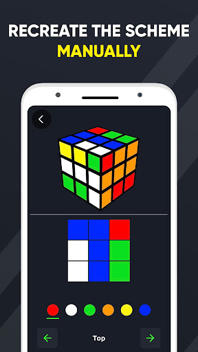 Rubik Küp çözücü ekran görüntüsü