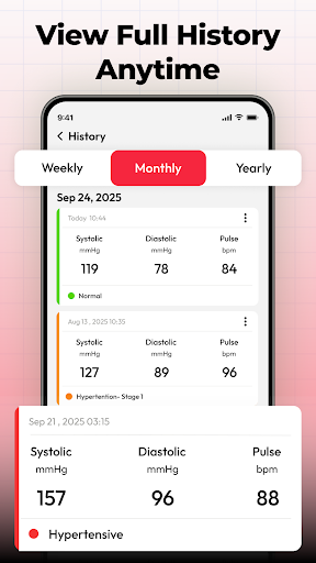 Heart Rate Blood Sugar Monitor ekran görüntüsü