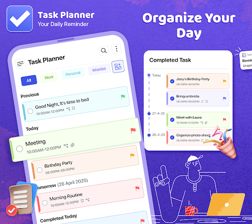 To-Do List & Schedule Planner ekran görüntüsü