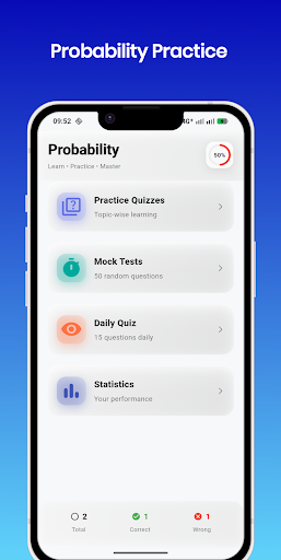 Probability Practice ekran görüntüsü