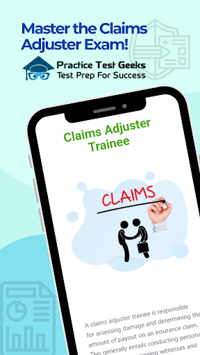 Claims Adjuster Practice Test ekran görüntüsü